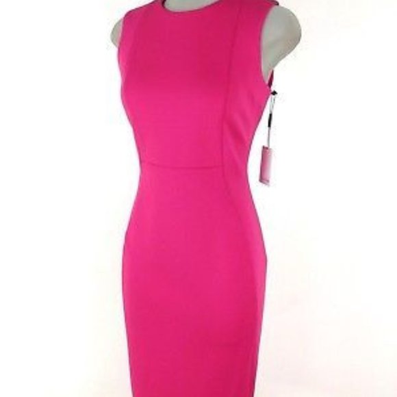 Calvin Klein Dresses & Skirts - Hot Pink Calvin Klein Scuba Dress